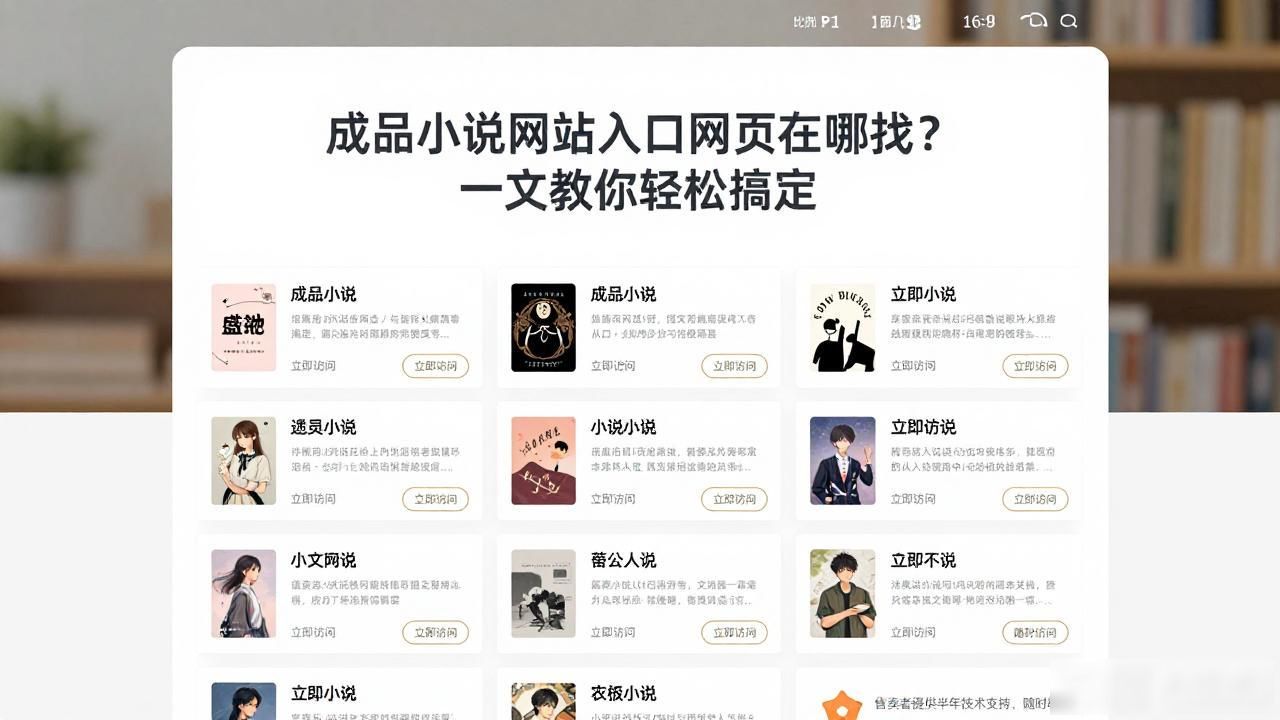 成品小说网站怎样打开_成品小说网站入口网页_成品小说网站推荐入口在哪里